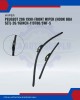 Front Wiper (Hook BBA Set)-Peugeot 206 1998-26/16 Inch-119780/SWF-S