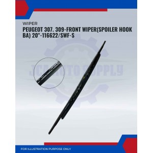 Front Wiper (Spoiler Hook BA)-Peugeot 307. SW 309-28inch-117622/SWF-S Front Wiper (Spoiler Hook BA)-Peugeot 307. SW 309-28inch-117622/SWF-S
