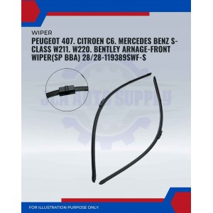 Front Wiper (SP BBA)-Peugeot 407 All 2004. Citroen C6. Mercedes Benz W211-28/28inch-119389/SWF-S Front Wiper (SP BBA)-Peugeot 407 All 2004. Citroen C6. Mercedes Benz W211-28/28inch-119389/SWF-S