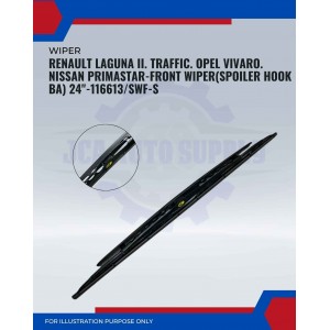 Front Wiper (Spoiler Hook BA)-Renault Laguna II. Traffic. Opel Vivaro. Nissan Primastar-24inch-116613/SWF-S Front Wiper (Spoiler Hook BA)-Renault Laguna II. Traffic. Opel Vivaro. Nissan Primastar-24inch-116613/SWF-S