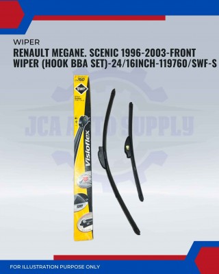 Front Wiper (Hook BBA Set)-Renault Megane Scenic 1996-2003-24/16 Inch-119760/SWF-S