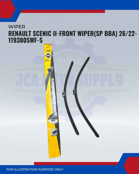 Front Wiper (SP BBA)-Renault Scenic II 2003-26/22inch-119380/SWF-S Front Wiper (SP BBA)-Renault Scenic II 2003-26/22inch-119380/SWF-S