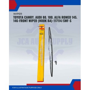 Front Wiper (Hook BA)-Toyota Camry. Audi 80. 100. Alfa Romeo 145. 146-21Inch-117114SWF-S