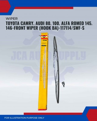 Front Wiper (Hook BA)-Toyota Camry. Audi 80. 100. Alfa Romeo 145. 146-21Inch-117114SWF-S