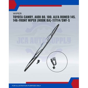 Front Wiper (Hook BA)-Toyota Camry. Audi 80. 100. Alfa Romeo 145. 146-21Inch-117114SWF-S