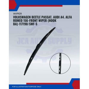 Front Wiper (Hook BA)-Volkswagen Beetle Passat. Audi A4. Alfa Romeo 156-21Inch-117190SWF-S