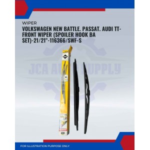 Front Wiper (Spoiler Hook BA Set)-Volkswagen New Battle. Passat. Audi TT-21/21inch-116366/SWF-S