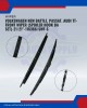 Front Wiper (Spoiler Hook BA Set)-Volkswagen New Battle. Passat. Audi TT-21/21inch-116366/SWF-S