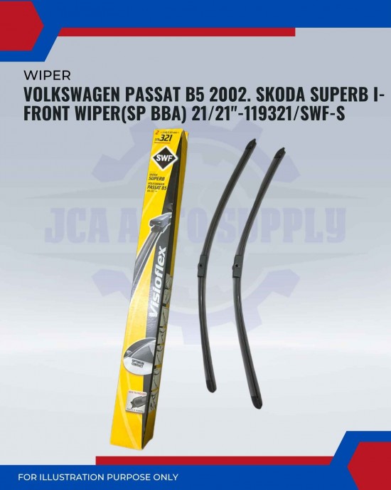 Front Wiper (SP BBA)-Volkswagen Passat B5 2002. Skoda Superb I-21/21inch-119321/SWF-S