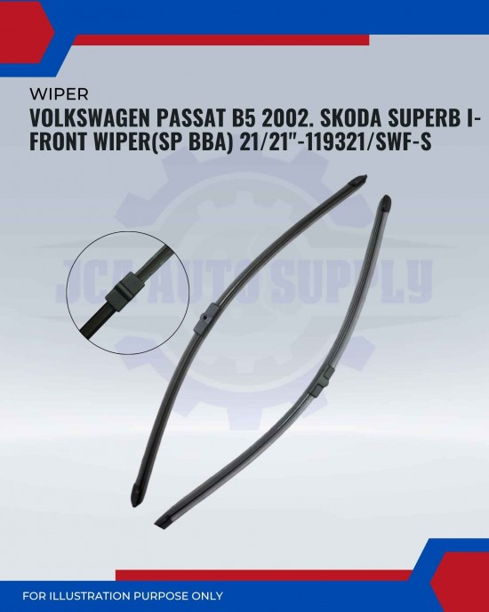 Front Wiper (SP BBA)-Volkswagen Passat B5 2002. Skoda Superb I-21/21inch-119321/SWF-S