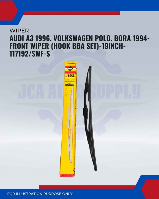Front Wiper (Hook BA)-Audi A3. Volkswagen Polo. Bora 1994-9 Inch-117192SWF-S Front Wiper (Hook BA)-Audi A3. Volkswagen Polo. Bora 1994-9 Inch-117192SWF-S