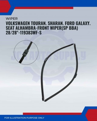 Front Wiper (SP BBA)-Volkswagen Touran. Sharan. Ford Galaxy. Seat Alhambra-28/28inch-119383/SWF-S
