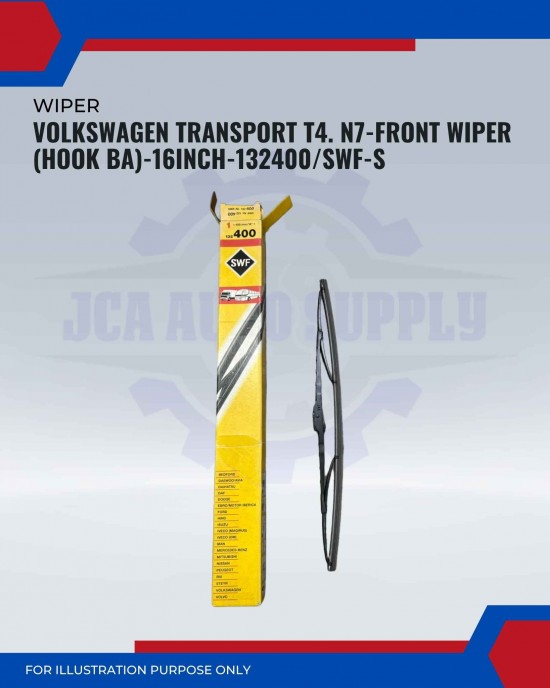 Front Wiper (Hook BA)-Volkswagen Transport T4. N7-16 Inch-132400SWF-S Front Wiper (Hook BA)-Volkswagen Transport T4. N7-16 Inch-132400SWF-S