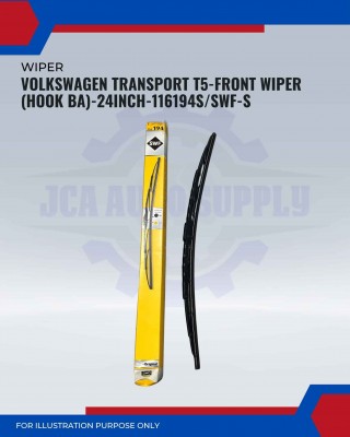 Front Wiper (Hook BA)-VolkswagenTransporter T5-24 Inch-116194SSWF-S