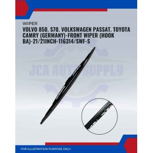 Front Wiper (Hook BA)-Volvo 850. S70. Volkswagen Passat. Toyota Camry (Germany)-21/21 Inch-116314SWF-S Front Wiper (Hook BA)-Volvo 850. S70. Volkswagen Passat. Toyota Camry (Germany)-21/21 Inch-116314SWF-S