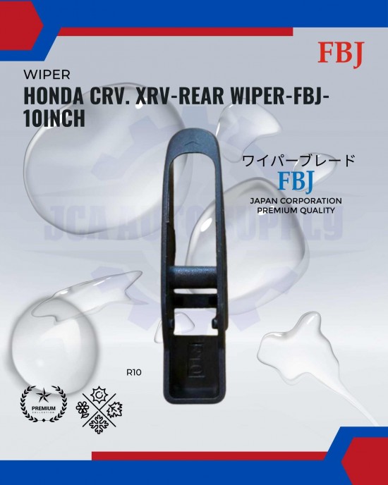 Honda CRV. XRV-Rear Wiper-FBJ-10inch WIPER-WIPER TANK MOTOR-WIPER NOZZLE image