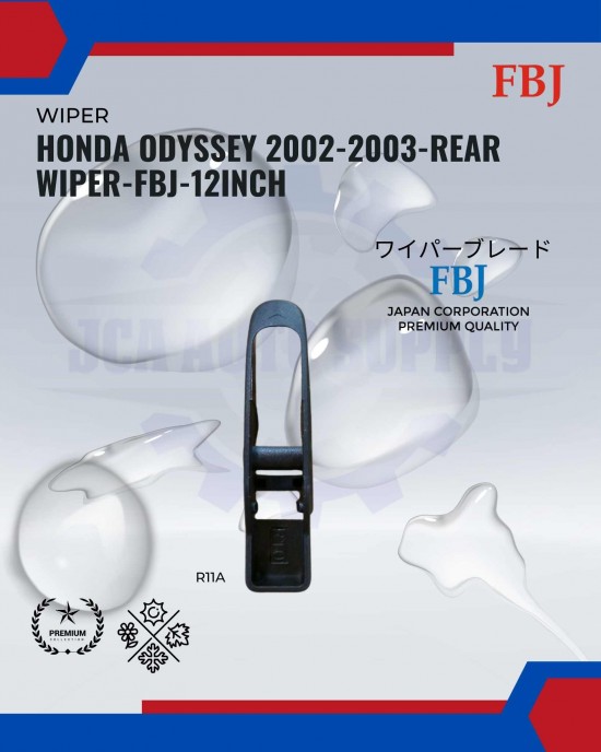 Showing image for Honda Odyssey 2002-2003-Rear Wiper-FBJ-12inch Honda Odyssey 2002-2003-Rear Wiper-FBJ-12inch WIPER-WIPER TANK MOTOR-WIPER NOZZLE image