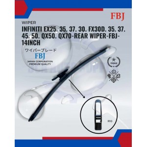 Infiniti EX25. 35. 37. 30. FX30D. 35. 37. 45. 50. QX50. QX70-Rear Wiper-FBJ-14inch