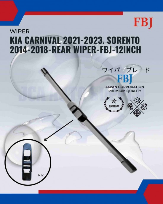 Kia Carnival 2021-2023. Sorento 2014-2018-Rear Wiper-FBJ-12Inch