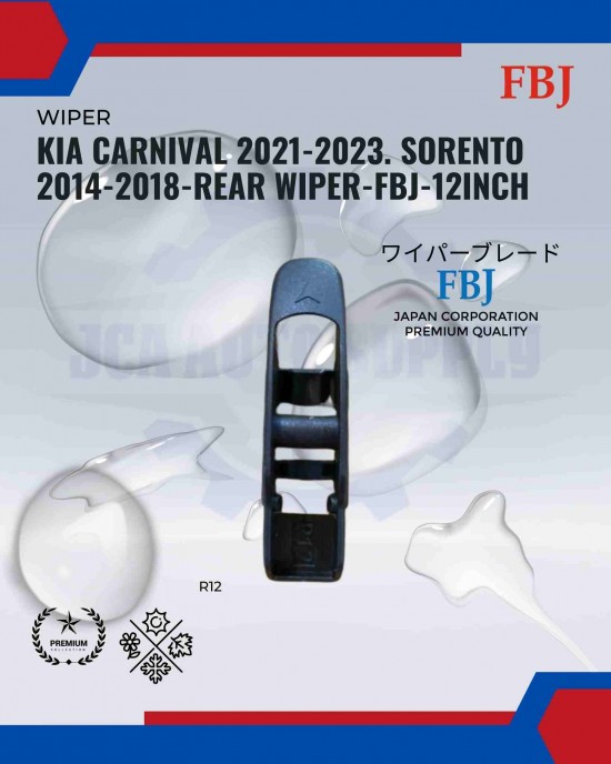 Kia Carnival 2021-2023. Sorento 2014-2018-Rear Wiper-FBJ-12Inch