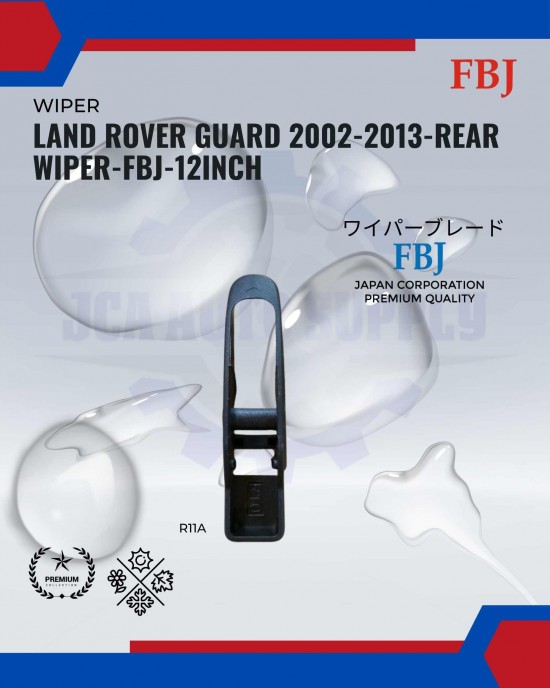 Showing image for Land Rover Guard 2002-2013-Rear Wiper-FBJ-12inch Land Rover Guard 2002-2013-Rear Wiper-FBJ-12inch WIPER-WIPER TANK MOTOR-WIPER NOZZLE image