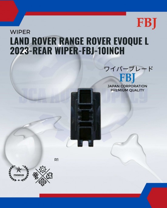 Showing image for Land Rover Range Rover Evoque L 2023-Rear Wiper-FBJ-10inch Land Rover Range Rover Evoque L 2023-Rear Wiper-FBJ-10inch WIPER-WIPER TANK MOTOR-WIPER NOZZLE image