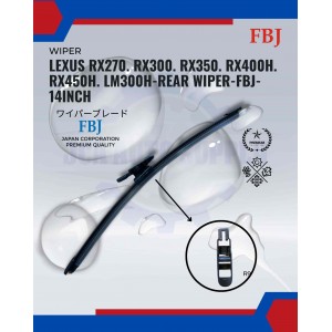 Lexus RX270. RX300. RX350. RX400H. RX450H. LM300H-Rear Wiper-FBJ-14inch