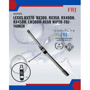 Lexus RX270. RX300. RX350. RX400H. RX450H. LM300H-Rear Wiper-FBJ-14inch