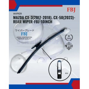 Mazda CX3 (2017-2018). CX-50 (2023)-Rear Wiper-FBJ-10inch