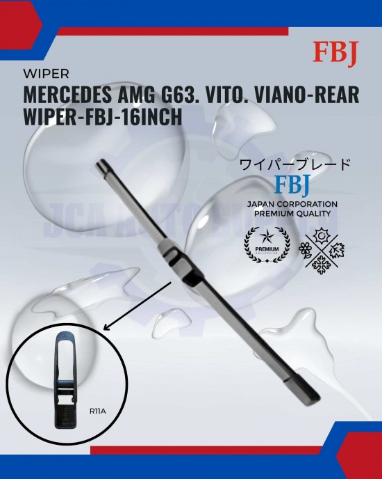 Mercedes AMG G63. Vito. Viano-Rear Wiper-FBJ-16inch image