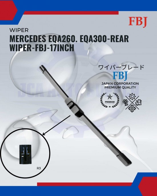 Showing image for Mercedes EQA260. EQA300-Rear Wiper-FBJ-13inch Mercedes EQA260. EQA300-Rear Wiper-FBJ-13inch image