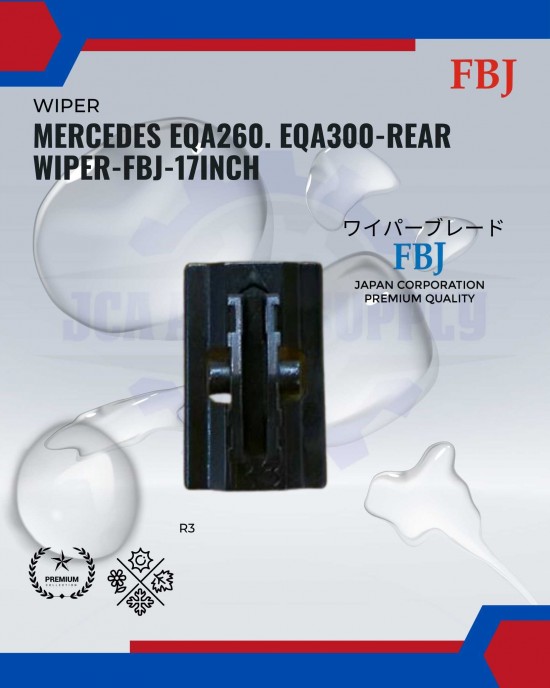 Showing image for Mercedes EQA260. EQA300-Rear Wiper-FBJ-13inch Mercedes EQA260. EQA300-Rear Wiper-FBJ-13inch image