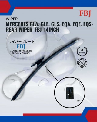 Mercedes GLA. GLE. GLS. EQA. EQE. EQS-Rear Wiper-FBJ-14inch