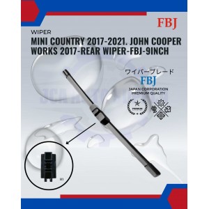 Mini Country 2017-2021. John Cooper Works 2017-Rear Wiper-FBJ-9inch