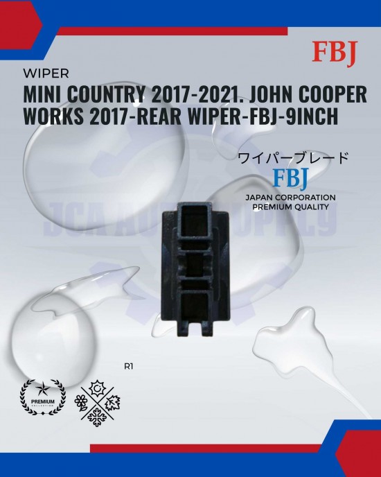 Showing image for Mini Country 2017-2021. John Cooper Works 2017-Rear Wiper-FBJ-9inch Mini Country 2017-2021. John Cooper Works 2017-Rear Wiper-FBJ-9inch WIPER-WIPER TANK MOTOR-WIPER NOZZLE image