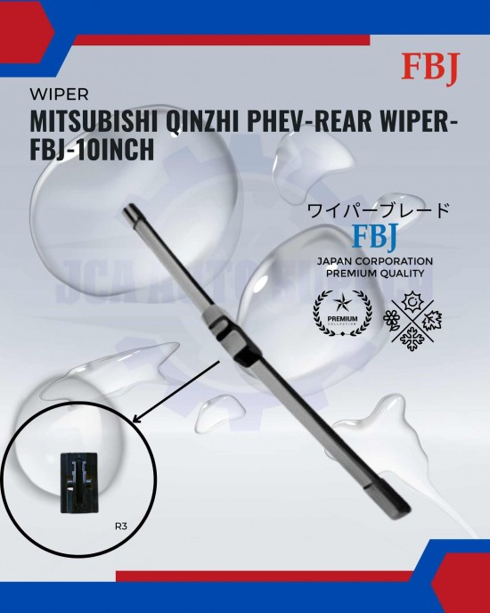 Mitsubishi Qinzhi Phev 2018-2019-Rear Wiper-FBJ-10inch WIPER-WIPER TANK MOTOR-WIPER NOZZLE image