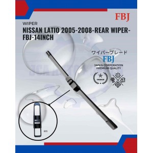Nissan Latio 2005-2008-Rear Wiper-Fbj-14inch