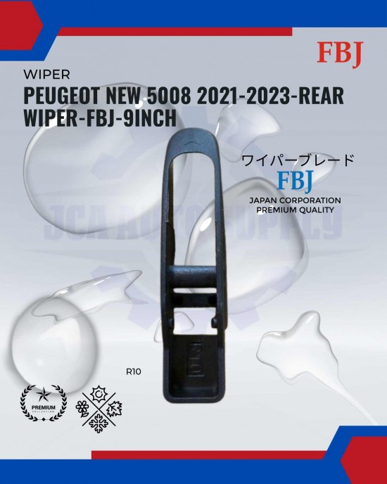 Showing image for Peugeot New 5008 2021-2023-Rear Wiper-FBJ-9inch Peugeot New 5008 2021-2023-Rear Wiper-FBJ-9inch WIPER-WIPER TANK MOTOR-WIPER NOZZLE image