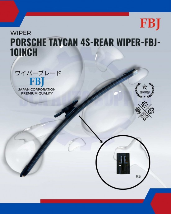 Showing image for Porsche Taycan 4S 2023-Rear Wiper-FBJ-10inch Porsche Taycan 4S 2023-Rear Wiper-FBJ-10inch WIPER-WIPER TANK MOTOR-WIPER NOZZLE image