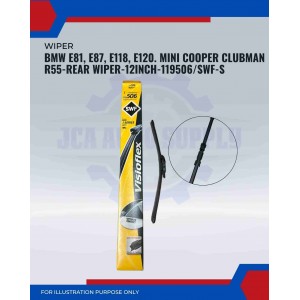 Rear Wiper-BMW E81, E87, E118, E120. Mini Cooper Clubman R55-12inch-116506/SWF-S