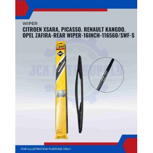 Rear Wiper-Citroen Xsara. Picasso. Renault Kangoo. Opel Zafira-16inch-116560/SWF-S