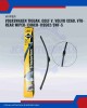 Rear Wiper-Volkswagen Tiguan. Golf V. Volvo XC60. V70-13inch-116502/SWF-S