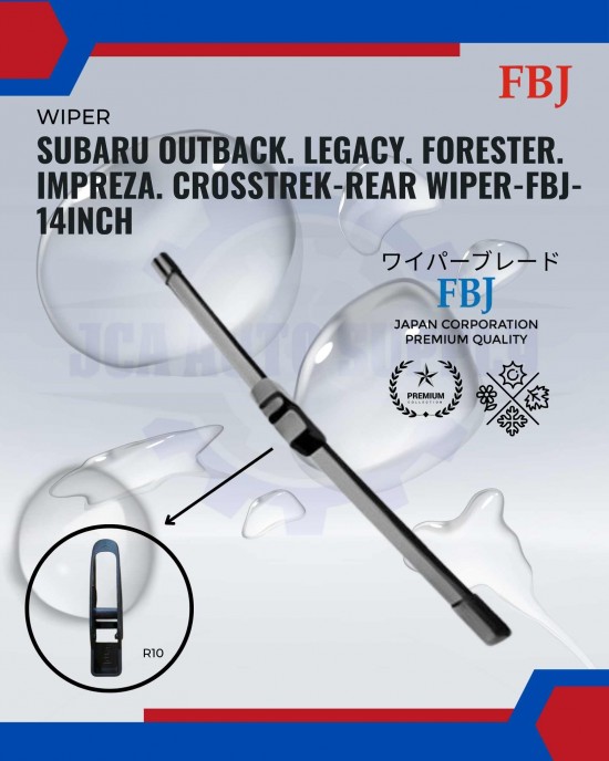 Showing image for Subaru Outback. Legacy. Forester. Impreza. Crosstrek-Rear Wiper-FBJ-10inch Subaru Outback. Legacy. Forester. Impreza. Crosstrek-Rear Wiper-FBJ-10inch image