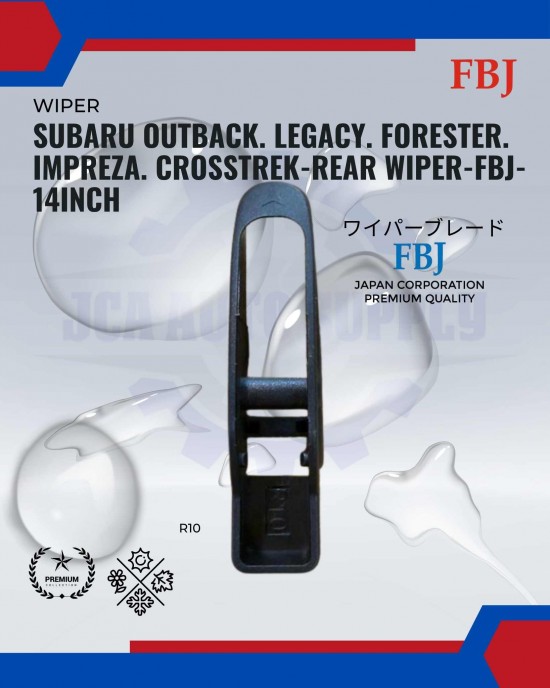 Showing image for Subaru Outback. Legacy. Forester. Impreza. Crosstrek-Rear Wiper-FBJ-10inch Subaru Outback. Legacy. Forester. Impreza. Crosstrek-Rear Wiper-FBJ-10inch image
