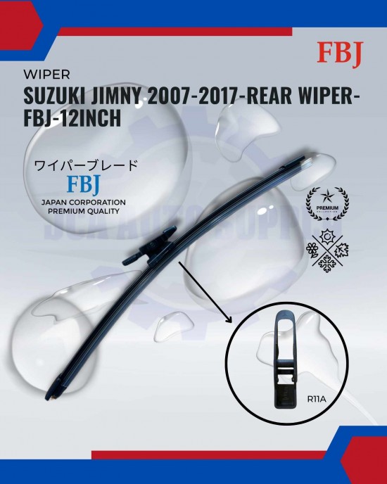 Showing image for Suzuki Jimny 2007-2017-Rear Wiper-FBJ-12inch Suzuki Jimny 2007-2017-Rear Wiper-FBJ-12inch WIPER-WIPER TANK MOTOR-WIPER NOZZLE image