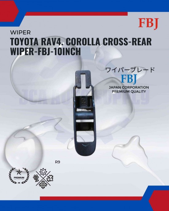 Toyota Rav4. Corolla Cross-Rear Wiper-FBJ-10inch