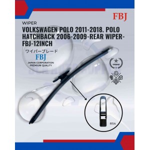  Volkswagen Polo 2011-2018. Polo Hatchback 2006-2009-Rear Wiper-FBJ-12inch
