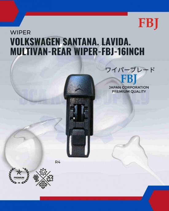Volkswagen Santana. Lavida. Multivan-Rear Wiper-FBJ-16inch