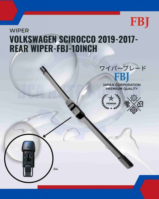 Volkswagen Scirocco 2017-2019-Rear Wiper-FBJ-10inch