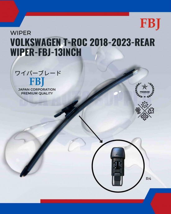 Volkswagen T-Roc 2018-2013-Rear Wiper-FBJ-13inch
